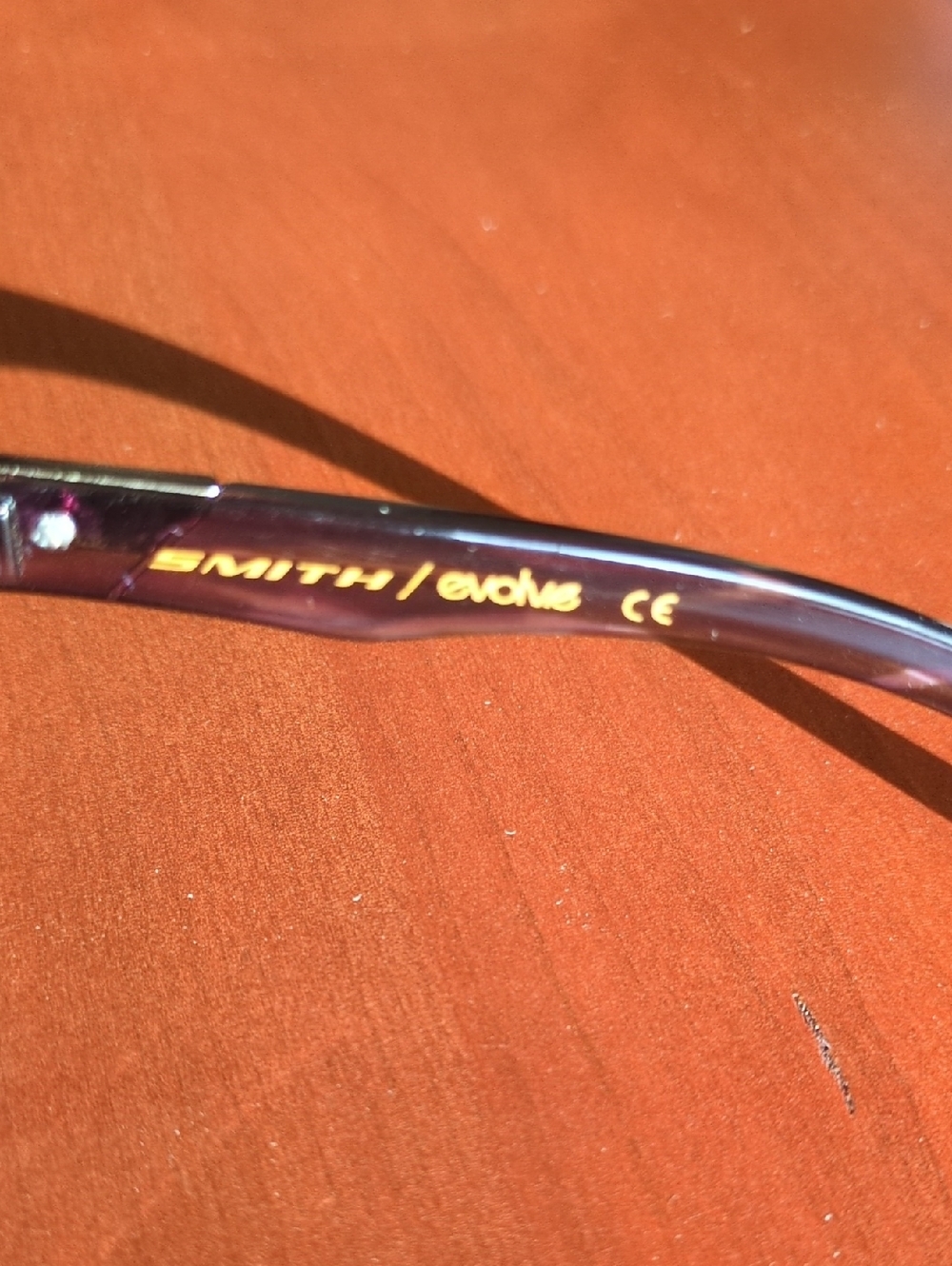 Smith Optics Purple Stripe Brown Gradient Lens Sunglasses - Picture 5 of 7